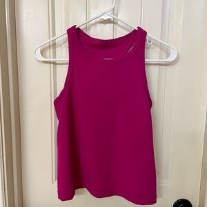 Lululemon Align racerback tank, waist length, Raspberry, size 8